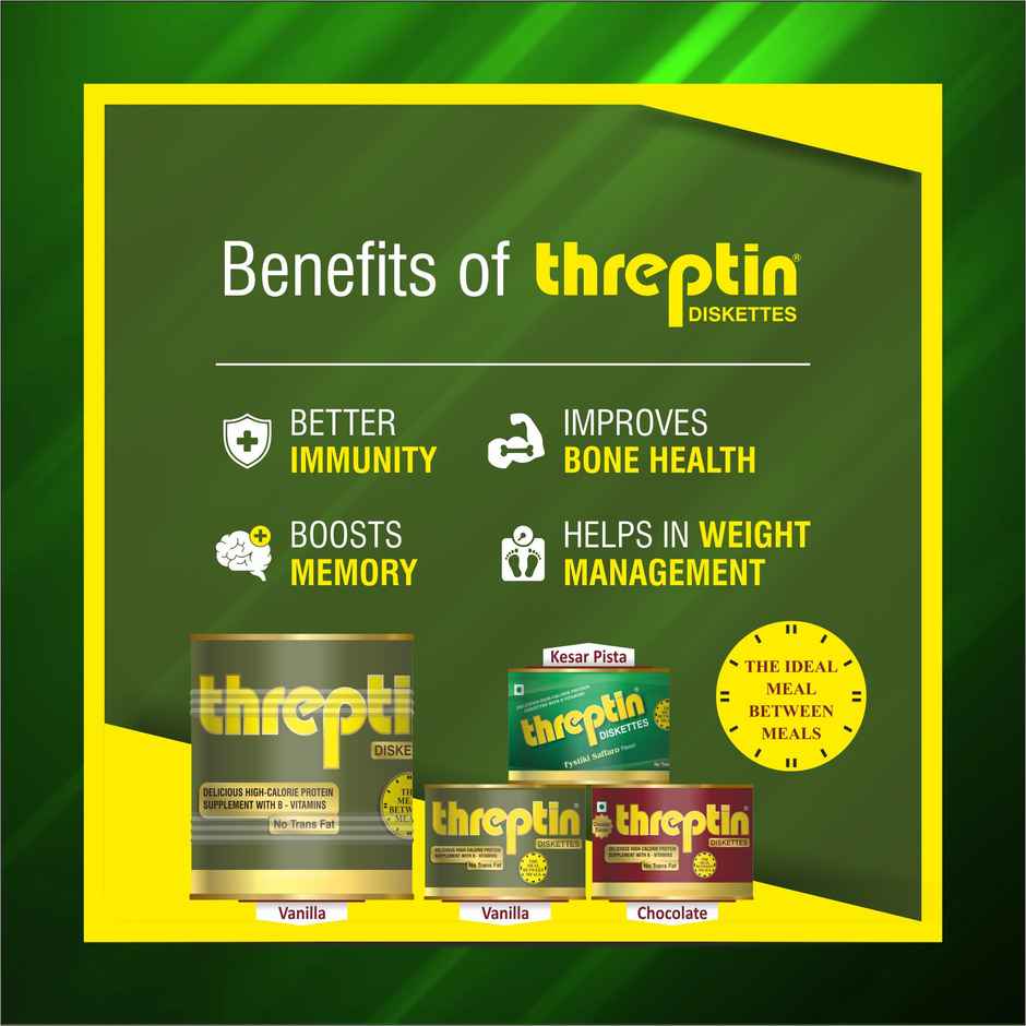 Threptin High-Calorie Protein Diskettes - Chocolate